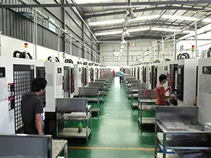 CNC production workshop